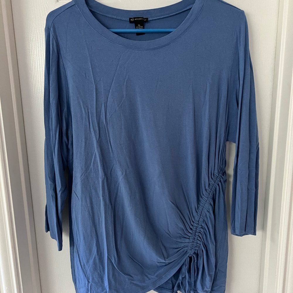 New Directions Ruched shirt
